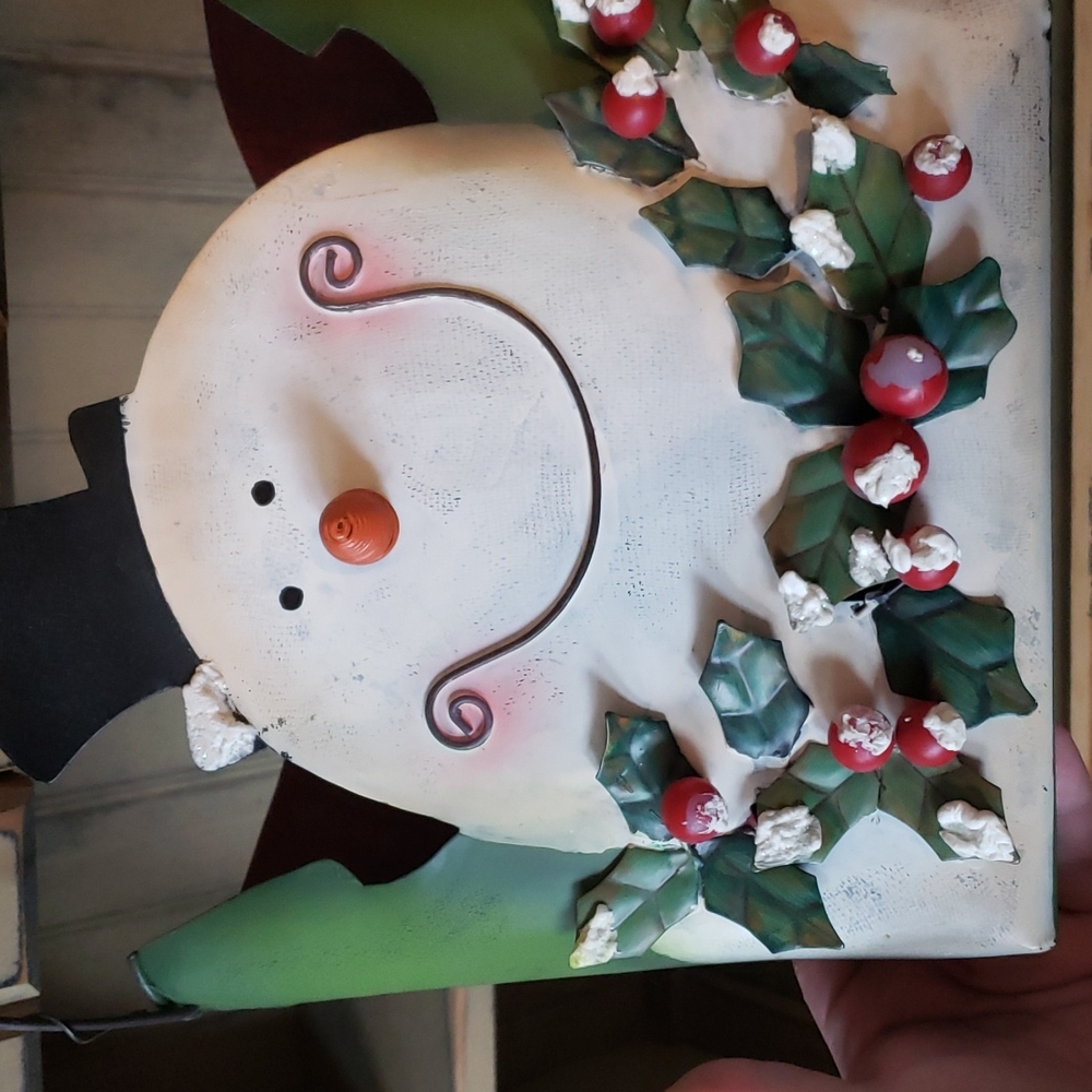 Snowman hanging card holder - Picture 6 of 6